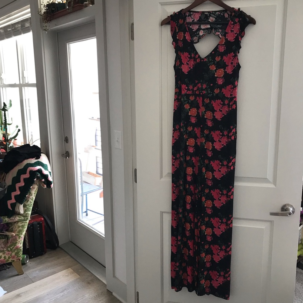 Flowery pants jumper from anthropology